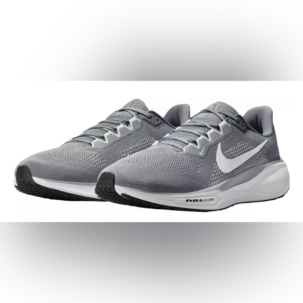 NEW Nike Pegasus 41 Men’sRunning Shoes, Gray/White Size 11.5 (no box)